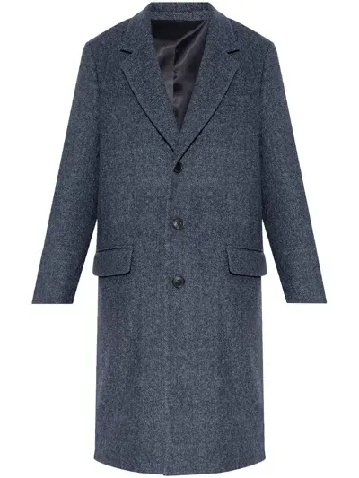 Marant Johel Single-breasted Coat In Grey