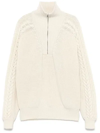 Marant Lenz Sweater In Neutrals