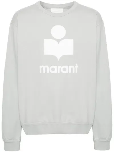 Marant Mikoy Logo-print Sweatshirt In Blue