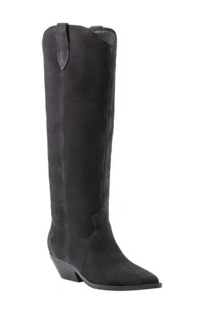 Marc Fisher Ltd Ander Knee High Boot In Dark Blue