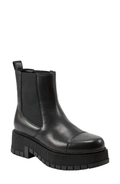 Marc Fisher Ltd Bermuda Lug Sole Chelsea Boot In Black