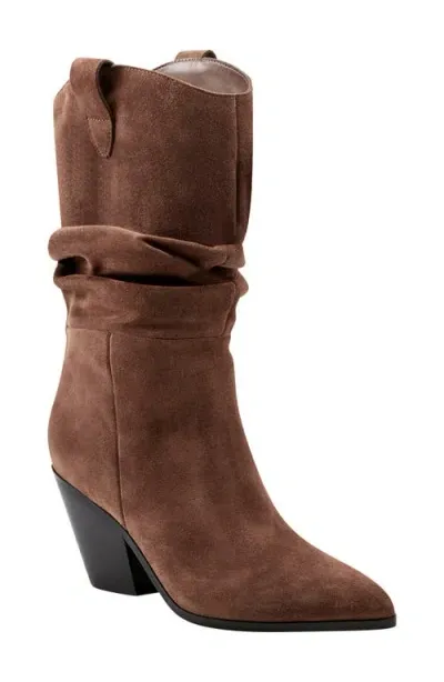 Marc Fisher Ltd Myleea Bootie In Medium Brown