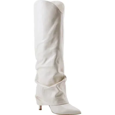 Marc Fisher Ltd Nairine Knee High Boot In White