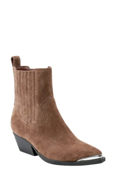 Marc Fisher Ltd Pryce Pointy Toe Bootie In Medium Natural