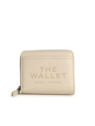 Marc Jacobs Compact White Leather Mini Wallet