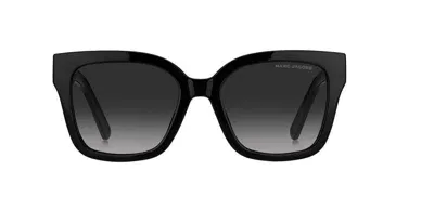 Marc Jacobs Eyewear Square Frame Sunglasses In Black