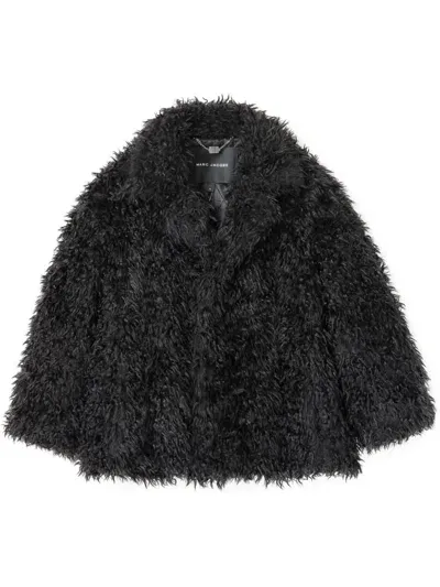 Marc Jacobs The Shaggy Faux Fur Lady Jacket In 001 Black