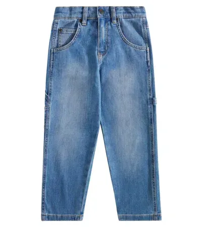 Marc Jacobs Kids' Straight Jeans In Blue