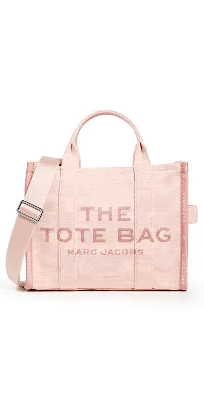 Marc Jacobs The Jacquard Medium Tote Bag Rose In Pink