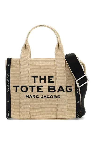 Marc Jacobs The Jacquard Small Tote Bag In Neutrals