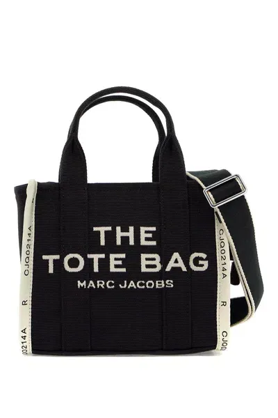 Marc Jacobs The Jacquard Small Tote Bag In Black (black)