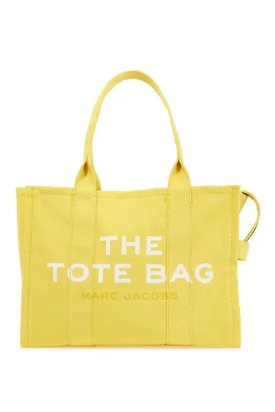 Marc Jacobs The Large Canvas Tote Bag - B In Yellow