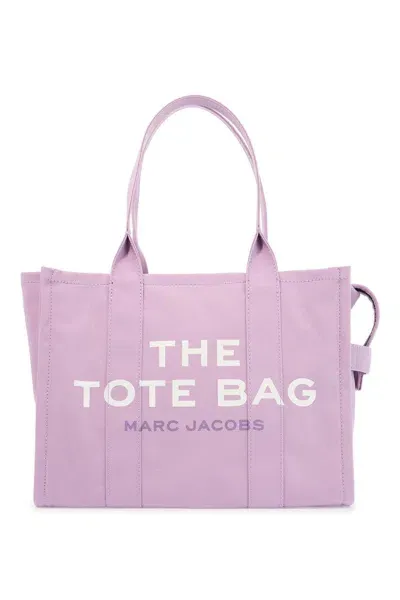 Marc Jacobs The Large Canvas Tote Bag B In Purple