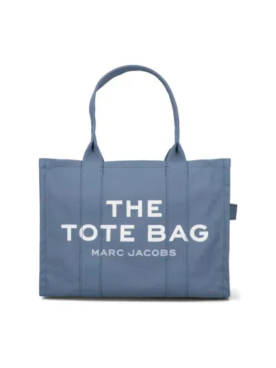 Marc Jacobs The Large Canvas Tote Bag - B In Blue