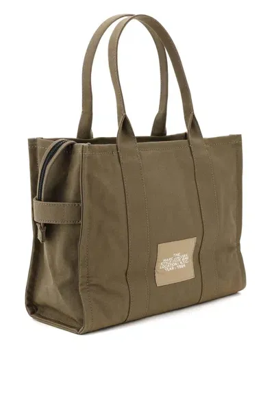 Marc Jacobs The Large Traveler Tote Bag In Slate Green