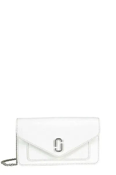 Marc Jacobs The Longshot Chain Wallet In White