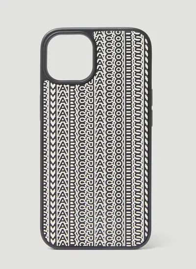 Marc Jacobs The Monogram Phone Case In Black