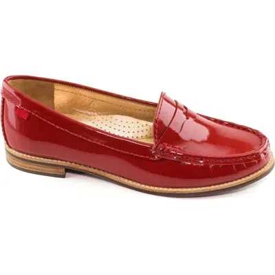 Marc Joseph New York East Village Penny Loafer In Red Patent