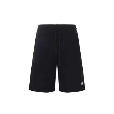 Marcelo Burlon County Of Milan Marcelo Burlon Cotton Basket Shorts In Black