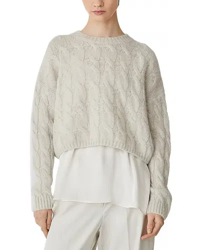 Marella Clarino Sweater In Wool White