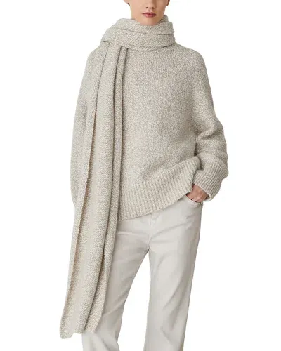 Marella Imbocco Sweater In Wool White