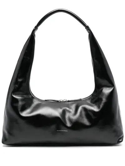 Marge Sherwood Large Leather Shoulder Bag In Black