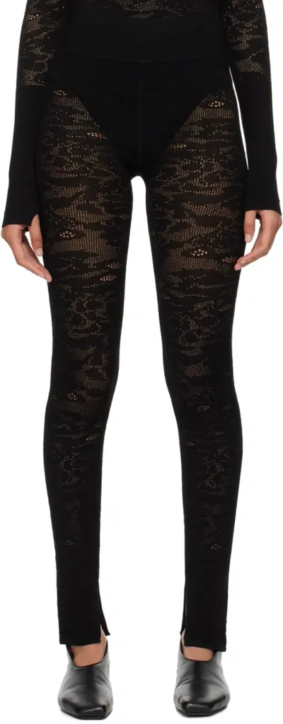 Maria Mcmanus Black Lace Leggings