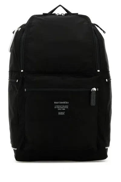 Marimekko Buddy Backpack-tu Nd  Male In Black