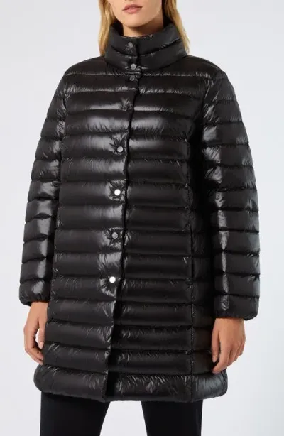 Marina Rinaldi Elenice Quilted Down Coat In Black