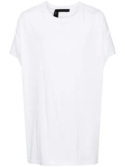 Marina Yee Draped-detail Cotton T-shirt In White