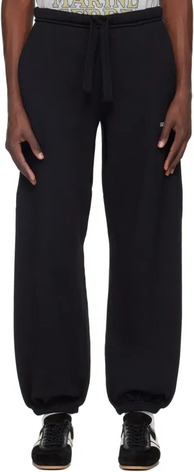 Marine Serre Organic Cotton Track Pants In Black