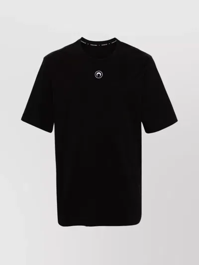 Marine Serre Cotton T-shirt In Black