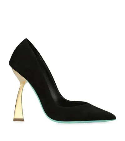 Marion Ayonote Suede As I Am Pumps 100 In Black