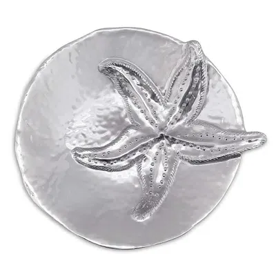 Mariposa Starfish Large Serving Bowl In Metallic