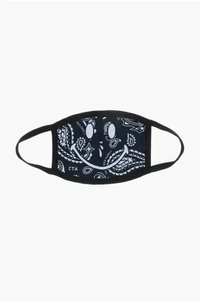 Market Paisley Motif Face Mask In Blue