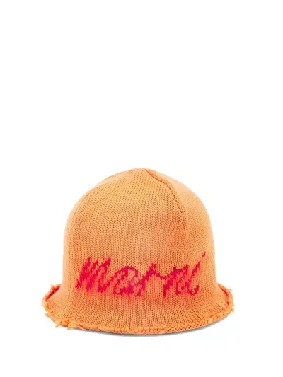 Marni Bucket Hat In Orange