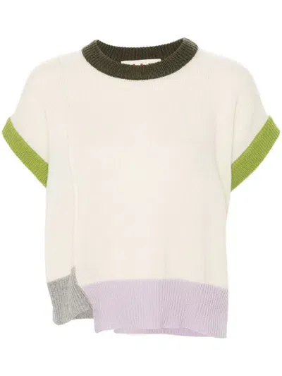 Marni Cashmere Top In White