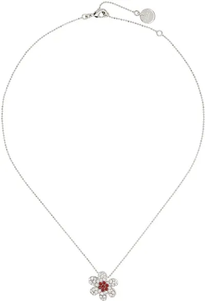 Marni Silver-tone Rhinestone Necklace