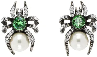 Marni Silver Spider Earrings In Nf784 Nichel Free Vi