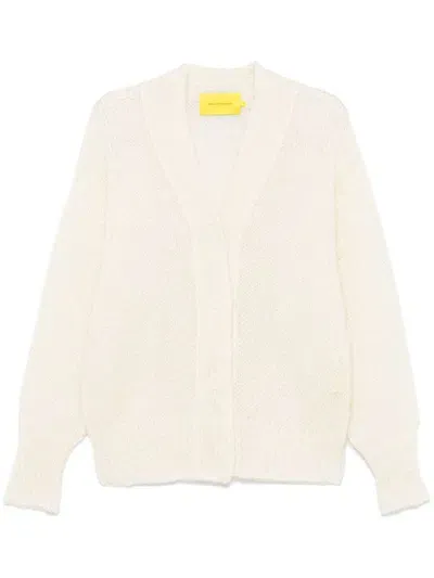 Marques' Almeida Open-knit Cardigan In White