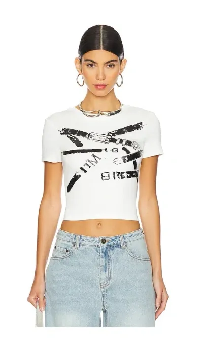 Marrknull Belts T-shirt In White