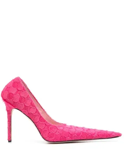 Martine Rose 105mm Extended-toe Pumps In Pink