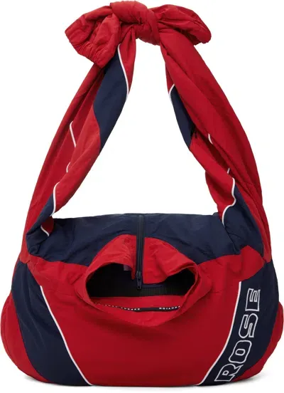 Martine Rose Red & Navy Track Jacket Tote