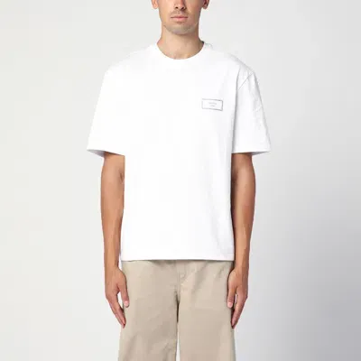 Martine Rose White Cotton T Shirt With Logo