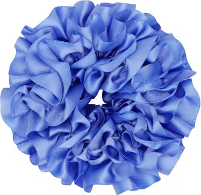 Maryam Nassir Zadeh Blue Carnation Scrunchie