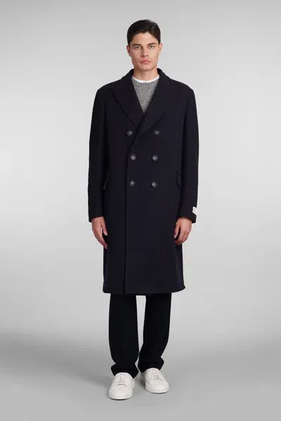 Massimo Alba Dodge Coat In Blue