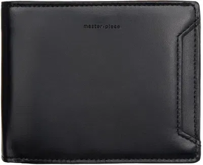 Master-piece Black Notch Money Clip Wallet