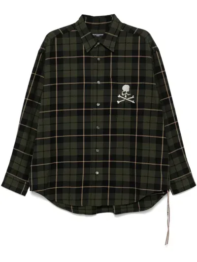 Mastermind Japan Plaid Shirt In Green