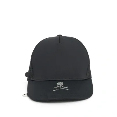 Mastermind Swarvoski Crystal Skull Cap In Black