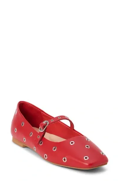 Matisse Mick Mary Jane Flat In Red